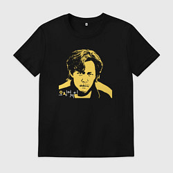 Футболка хлопковая мужская Player number 456, цвет: черный