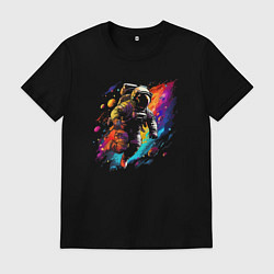 Мужская футболка Красочный космос