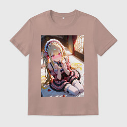 Мужская футболка Смущение цундере-лоли