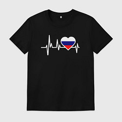 Мужская футболка Российский пульс