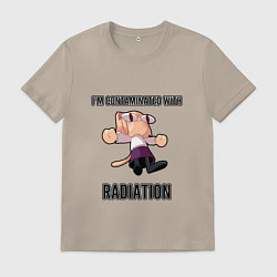 Мужская футболка Neco Arc - I contaminated with Radiation - English