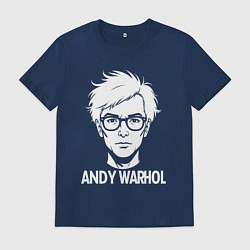 Мужская футболка Энди Уорхол в аниме стиле