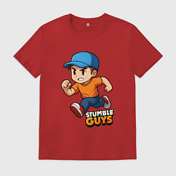 Мужская футболка Stumble guys game