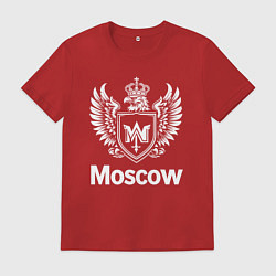 Мужская футболка Москва орел в короне с буквой М