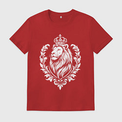 Мужская футболка Геральдический лев в короне