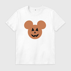 Футболка хлопковая мужская Halloween boy, цвет: белый