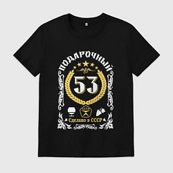 Мужская футболка 53 года мужчине от дня рождения