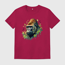 Мужская футболка Музыкальная горилла