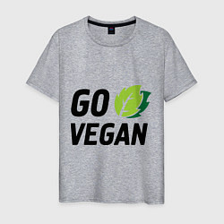 Мужская футболка Go vegan