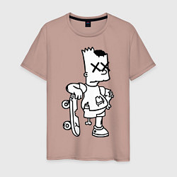 Мужская футболка Bart Simpsons Zombie