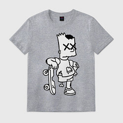 Мужская футболка Bart Simpsons Zombie