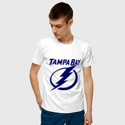 Футболка хлопковая мужская HC Tampa Bay цвета белый — фото 2