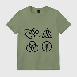 Мужская футболка Led Zeppelin: symbols