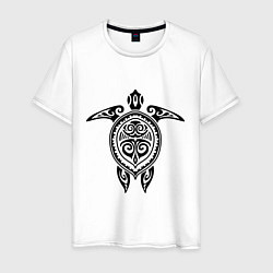 Мужская футболка Морская черепаха узор