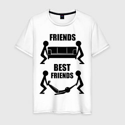 Мужская футболка Best friends