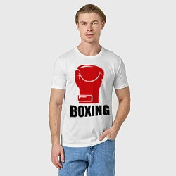 Футболка хлопковая мужская Boxing Rage, цвет: белый — фото 2