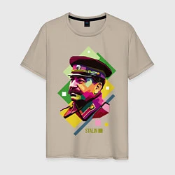 Мужская футболка Stalin Art