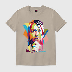 Мужская футболка Kurt Cobain: Colors