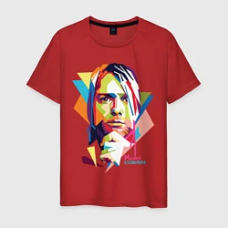 Мужская футболка Kurt Cobain: Colors