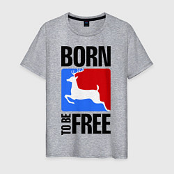 Мужская футболка Born to be free