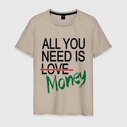 Мужская футболка All you need is money