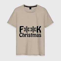 Мужская футболка F@ck christmas