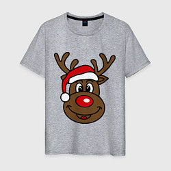 Мужская футболка Рождественский олень