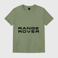Футболка хлопковая мужская Range Rover, цвет: авокадо