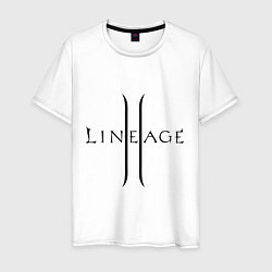 Мужская футболка Lineage logo