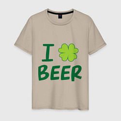 Мужская футболка Love beer