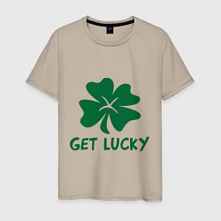 Мужская футболка Get lucky