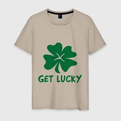 Мужская футболка Get lucky