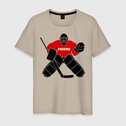Мужская футболка Хоккей Россия