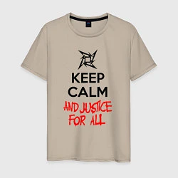 Мужская футболка Keep Calm & Justice For All