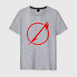 Футболка хлопковая мужская Metallica: Through The Never, цвет: меланж