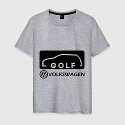 Мужская футболка Фольцваген гольф