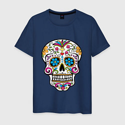 Мужская футболка Skull decorated
