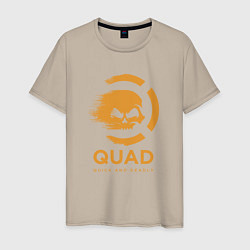 Мужская футболка QuaD: Quick and Deadly