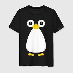 Мужская футболка Сумасшедший пингвин