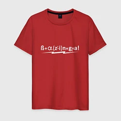 Мужская футболка Bazinga Formula