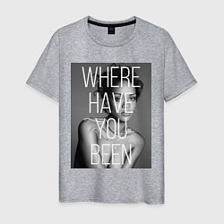 Мужская футболка Rihanna: Where have you been