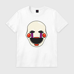 Футболка хлопковая мужская Puppet FNAF Марионетка, цвет: белый