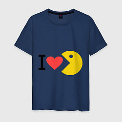 Мужская футболка I love Packman