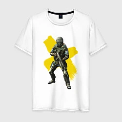 Мужская футболка STALKER: Yellow Cross