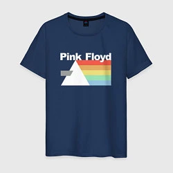 Футболка хлопковая мужская Pink Floyd, цвет: тёмно-синий