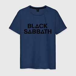 Футболка хлопковая мужская Black Sabbath, цвет: тёмно-синий