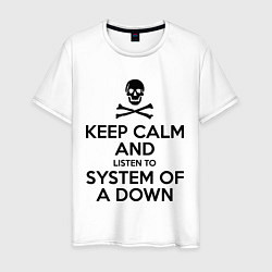 Мужская футболка Keep Calm & System Of A Down 