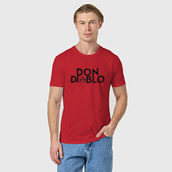 Футболка хлопковая мужская Don Diablo, цвет: красный — фото 2