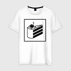 Мужская футболка Portal Cake