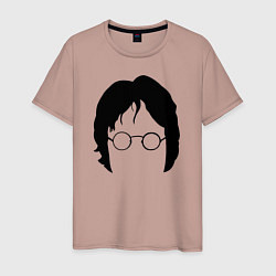 Мужская футболка John Lennon: Minimalism